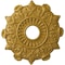 Ekena Millwork Preston Ceiling Medallion (Fits Canopies up to 4"), 17 1/2"OD x 4"ID x 1"P, Iridescent Gold CM17PRIGS - alternate 1